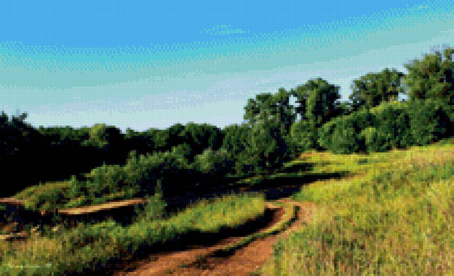 Лесная тропинка - лес, тропаинка, природа, пейзаж - предпросмотр