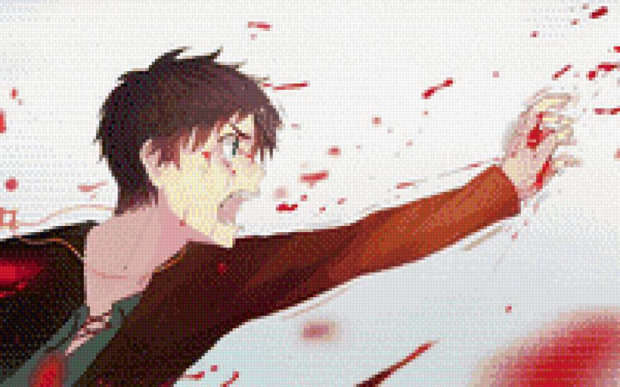 Эрен Джагер 011 - эрен, аниме, вторжение гигантов, атака титанов, эрен джагер - предпросмотр