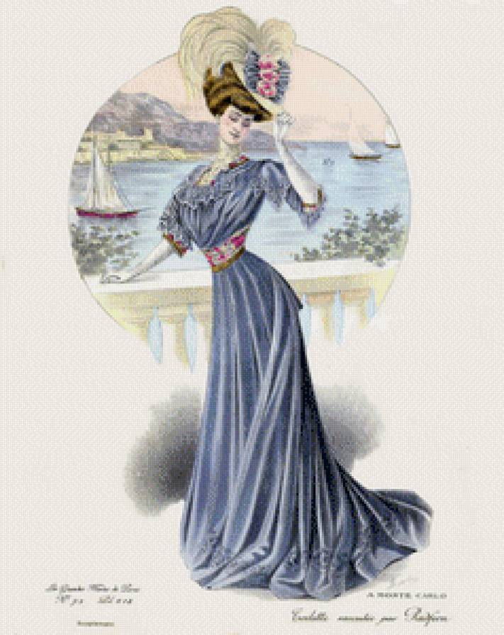 винтажная открытка - предпросмотр