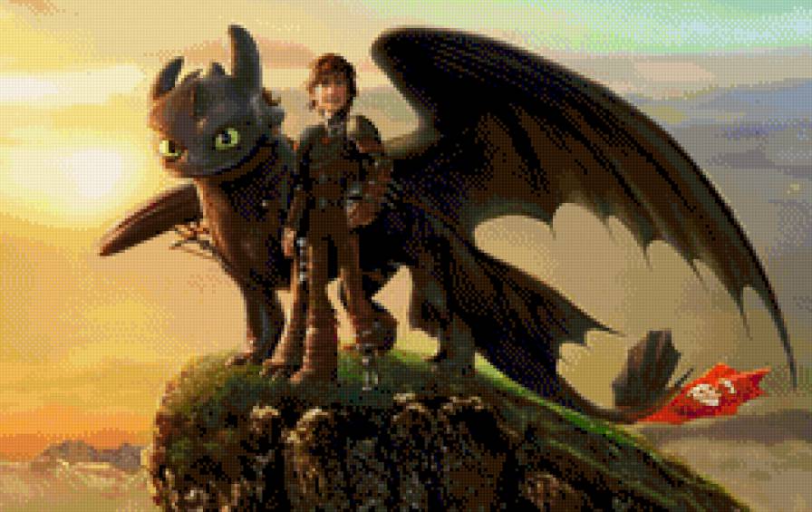 как приручить дракона - беззубик дракон - предпросмотр