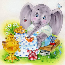 Схема вышивки «детская»