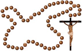 Santo Rosario madera - religioso - оригинал