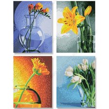 Схема вышивки «цветочное панно»