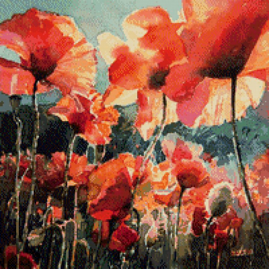 017 Цветы (Мак) - мак, природа, маки - предпросмотр