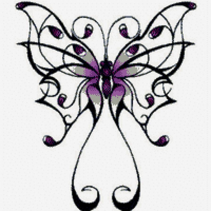 бабочка - предпросмотр