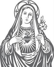 Схема вышивки «Inmaculada Concepcion de Maria»