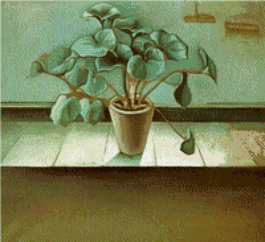 комнатный цветок - дали.картины - предпросмотр