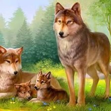 Familia de Lobos