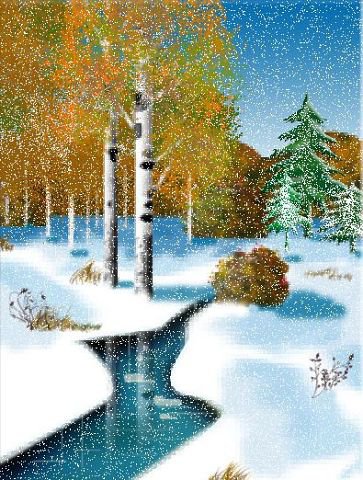 Первый снег - оригинал