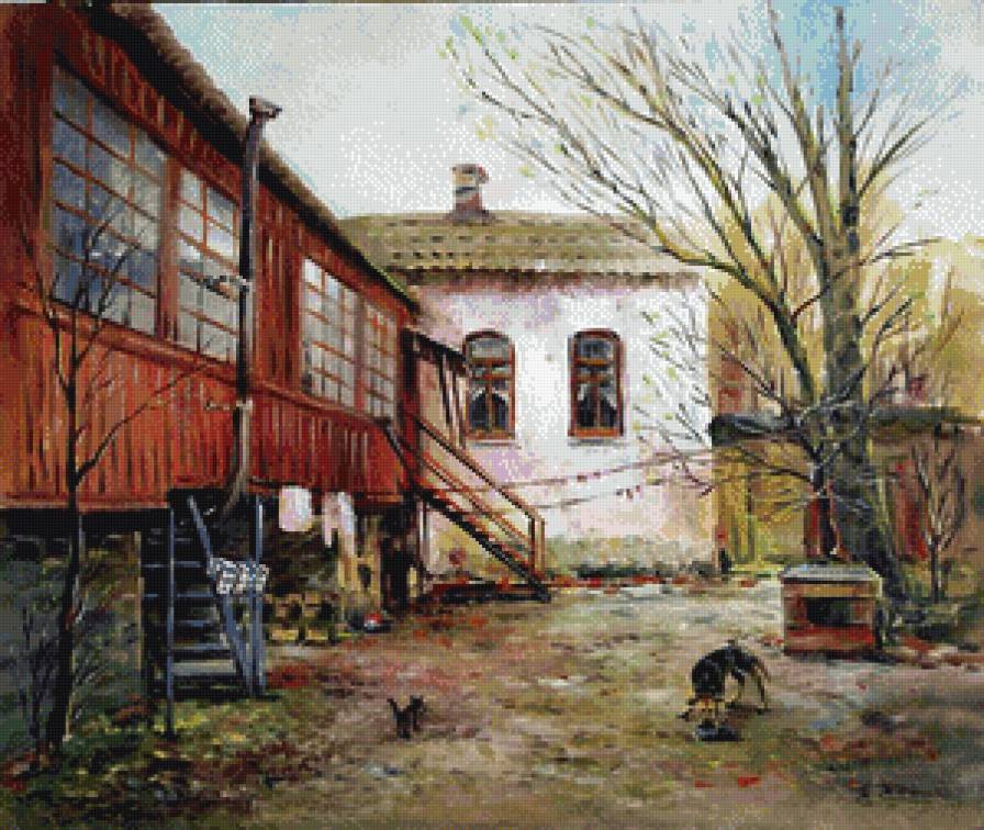 Старый дворик - предпросмотр