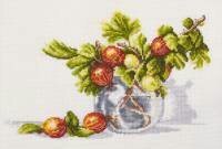 Схема вышивки «крыжовник в банке»