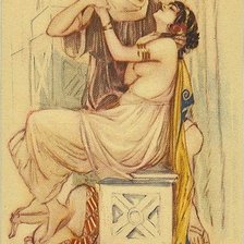 Оригинал схемы вышивки «античная любовь» (№911647)