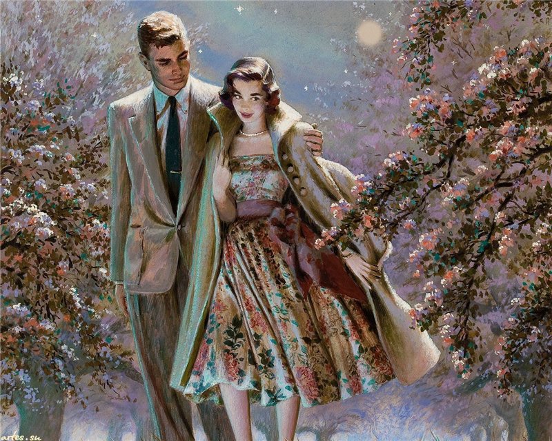 прогулка - двое, отношения, романтика - оригинал