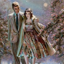 Схема вышивки «прогулка»