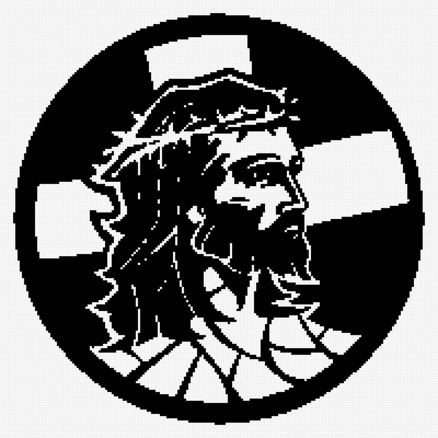 Medallón de Cristo - religioso - предпросмотр