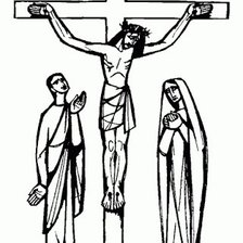Оригинал схемы вышивки «Jesus en el Calvario II» (№912005)
