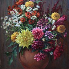 Схема вышивки «цветы»