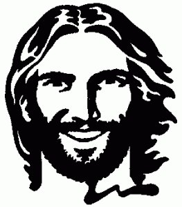 Imagen de Jesus en blanco y negro 4 - religioso - оригинал