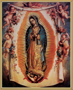 Virgen Guadalupe con angeles - religiosos - оригинал