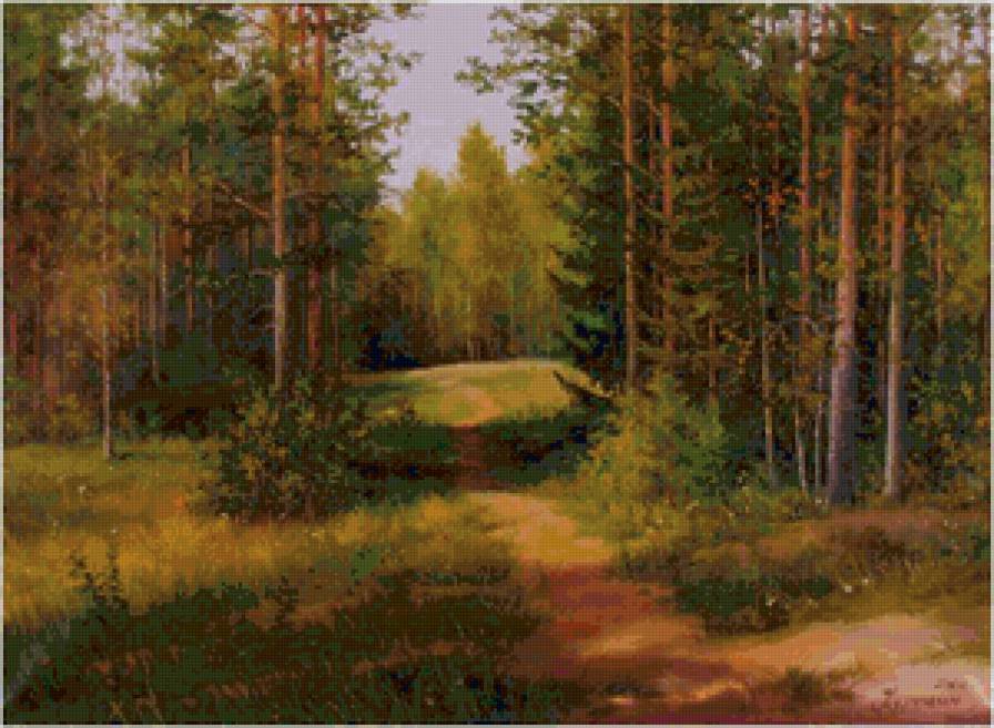 Лесная тропинка - тропинка, лес, природа, пейзаж - предпросмотр