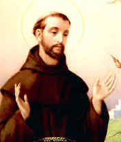 Retrato de San Francisco de Asis - religioso - оригинал