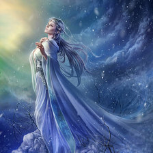 Схема вышивки «Лунная фея»