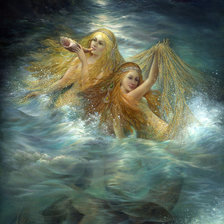 Схема вышивки «Русалки»