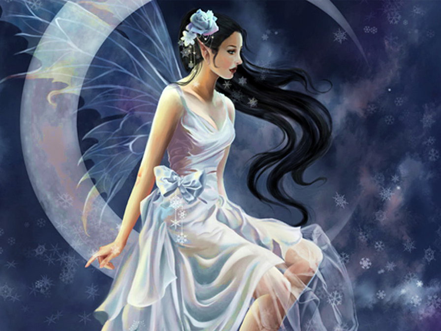 Легкость - девушка, фэнтези - оригинал