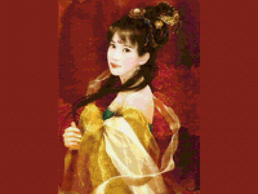 Мимолетное свиданье - девушка, япония, фэнтези - предпросмотр