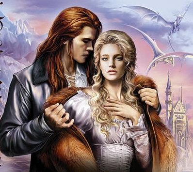 Влюбленные - парень, фэнтези, девушка, любовь, пара - оригинал