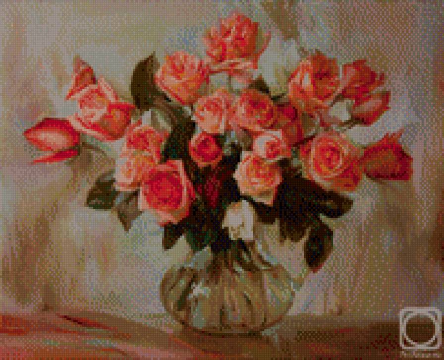 красные розы - предпросмотр