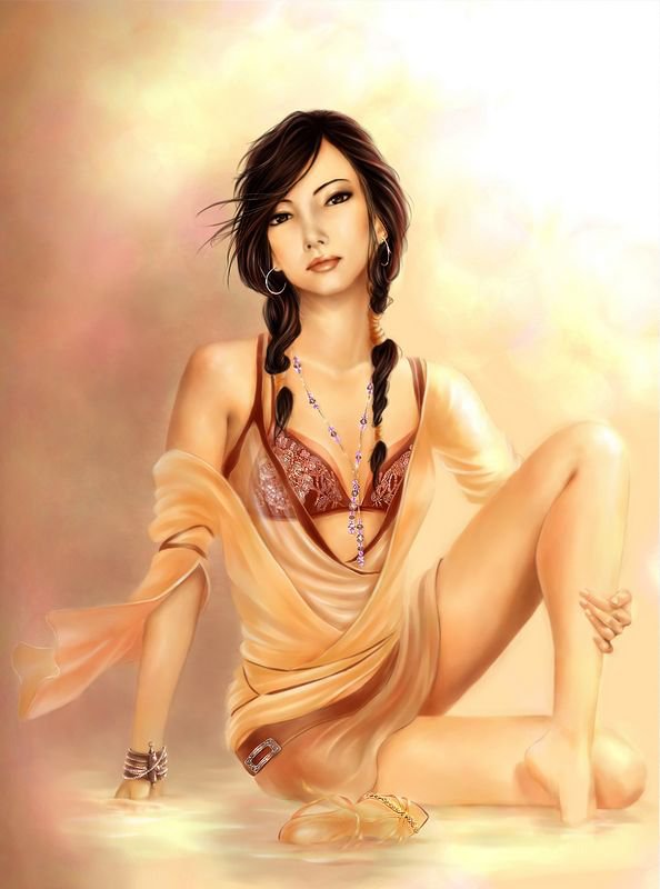 нежность - девушка - оригинал