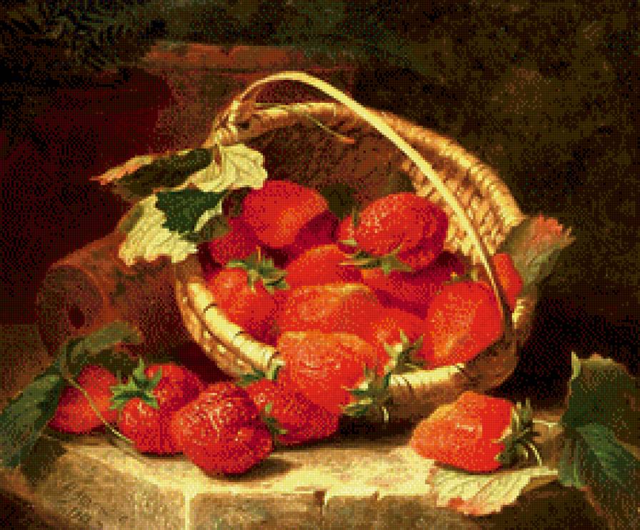 Клубника - натюрморт, фрукты - предпросмотр