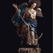 Схема вышивки «La Virgen de Quito-Ecuador [talla]»