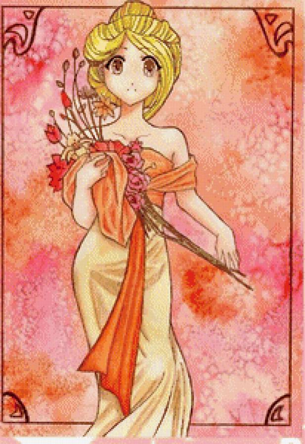 девушка - аниме - предпросмотр