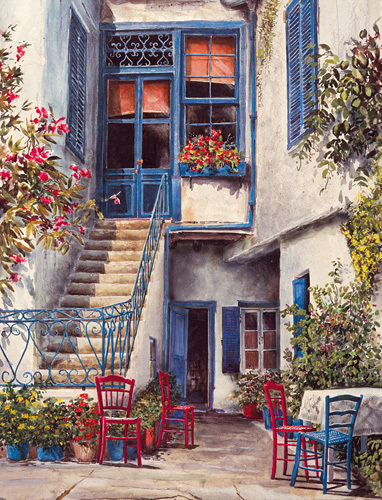 William Mangum - Санторини - оригинал