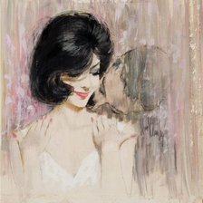 Схема вышивки «влюбленные»