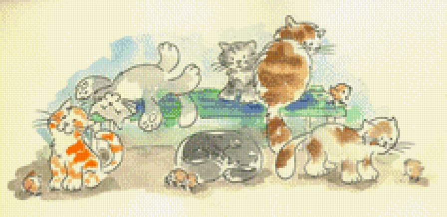 котики - мультяшки - предпросмотр