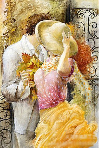 картина - романтика, любовь - оригинал