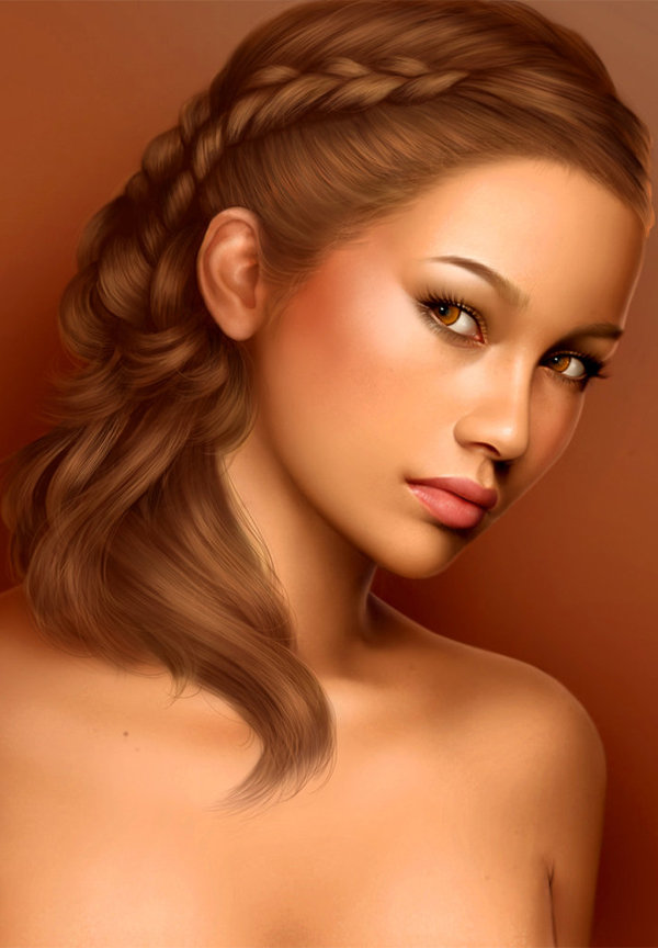 девушка - девушка, портрет - оригинал