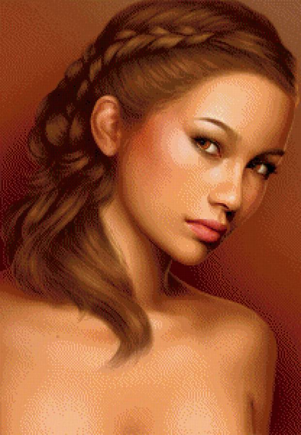 девушка - портрет, девушка - предпросмотр