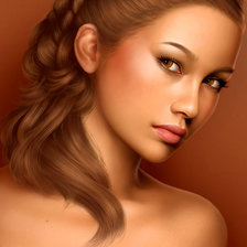 Схема вышивки «девушка»