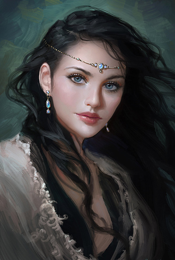 девушка - девушка, портрет - оригинал