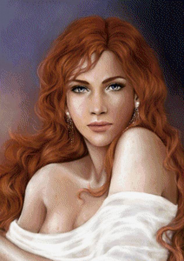 рыжая - рыжая, девушка - предпросмотр