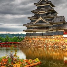 Схема вышивки «Японский Замок»