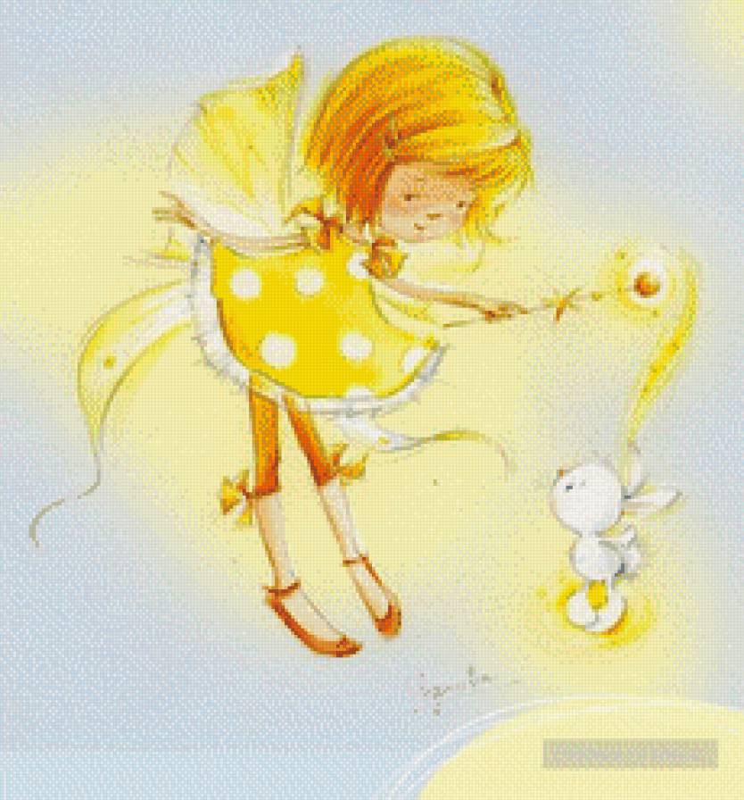 милашки - рисунок, фея - предпросмотр