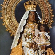 Схема вышивки «Virgen de los Remedios-Ocaña»