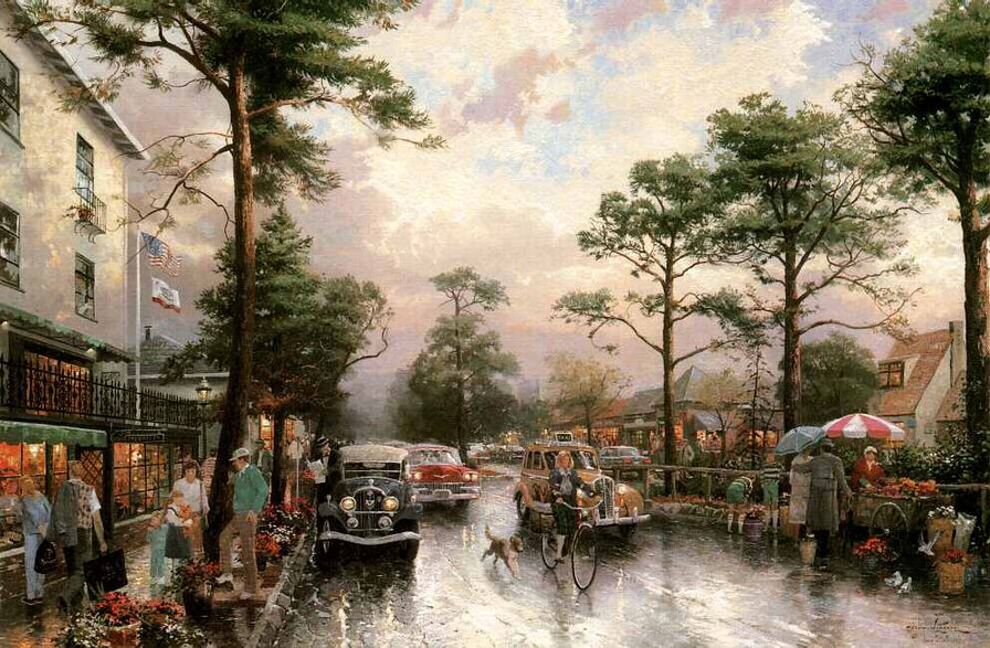 Городская улица - городская улица - оригинал