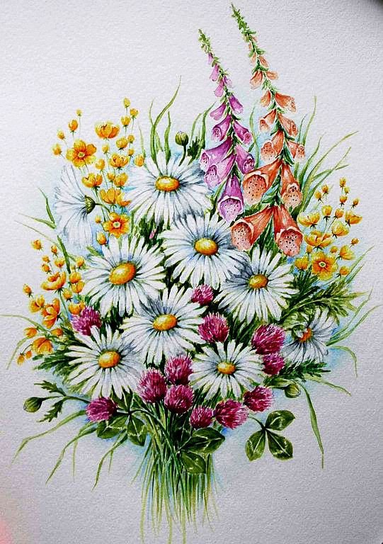 букет цветов - цветы - оригинал