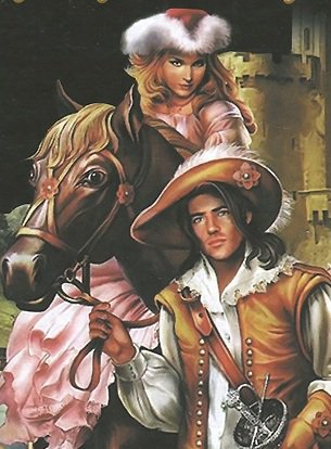 Попутчица мушкетера - пара, девушка, парень, любовь, конь, лошадь, франция, мушкетер - оригинал